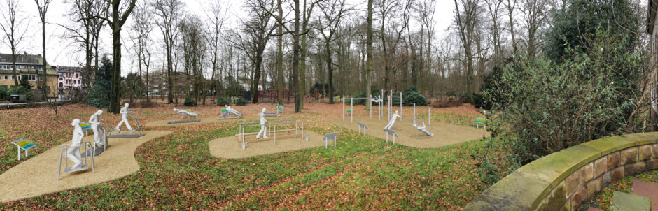 Sparkasse unterstützt neuen Outdoor-Fitnesspark im Kurpark